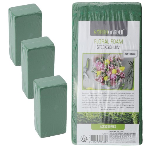 Blumensteckschaum - 3x,