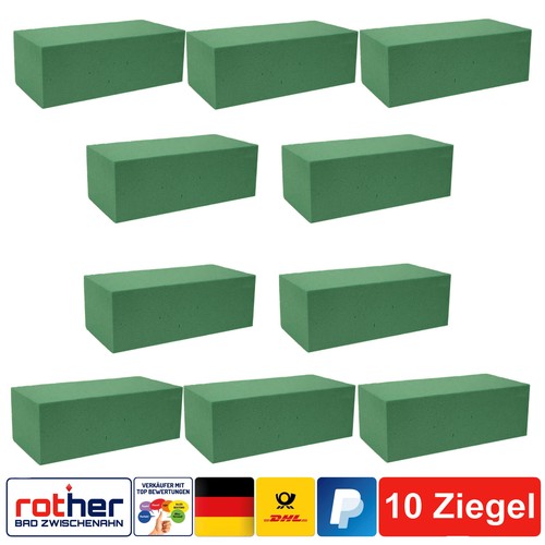 10x mosy nassschaum - nassschaum, ziegel